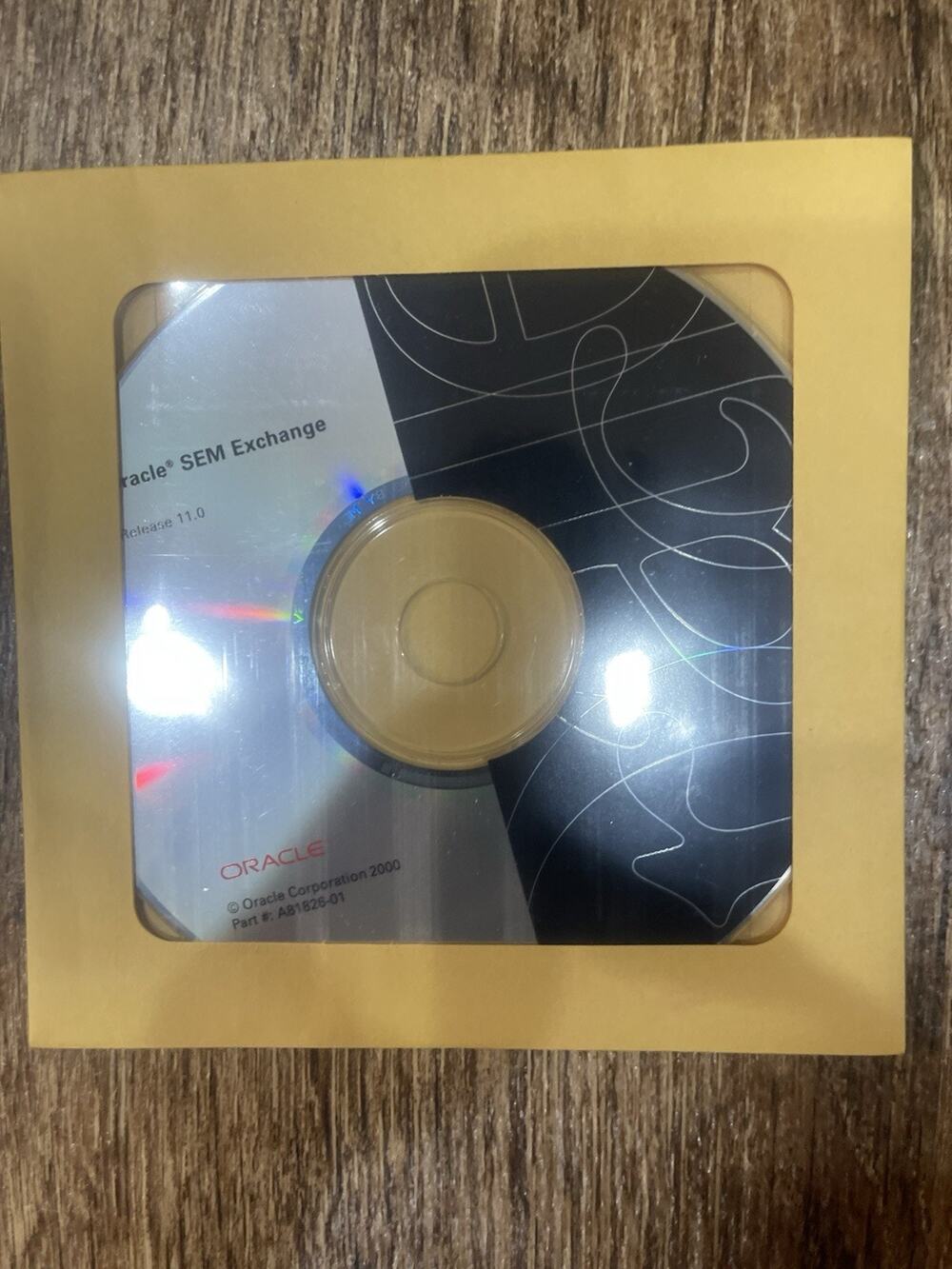 Vintage Oracle SEM Exchange Release 11.0 A81826-01 Database Software